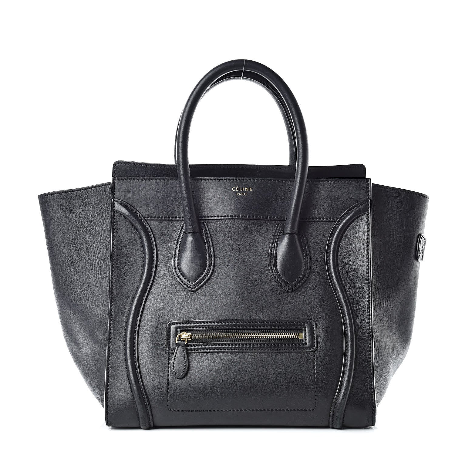 Celine Smooth Calfskin Mini Luggage Black 1 of 17