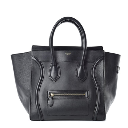 Celine Smooth Calfskin Mini Luggage Black 1 of 17