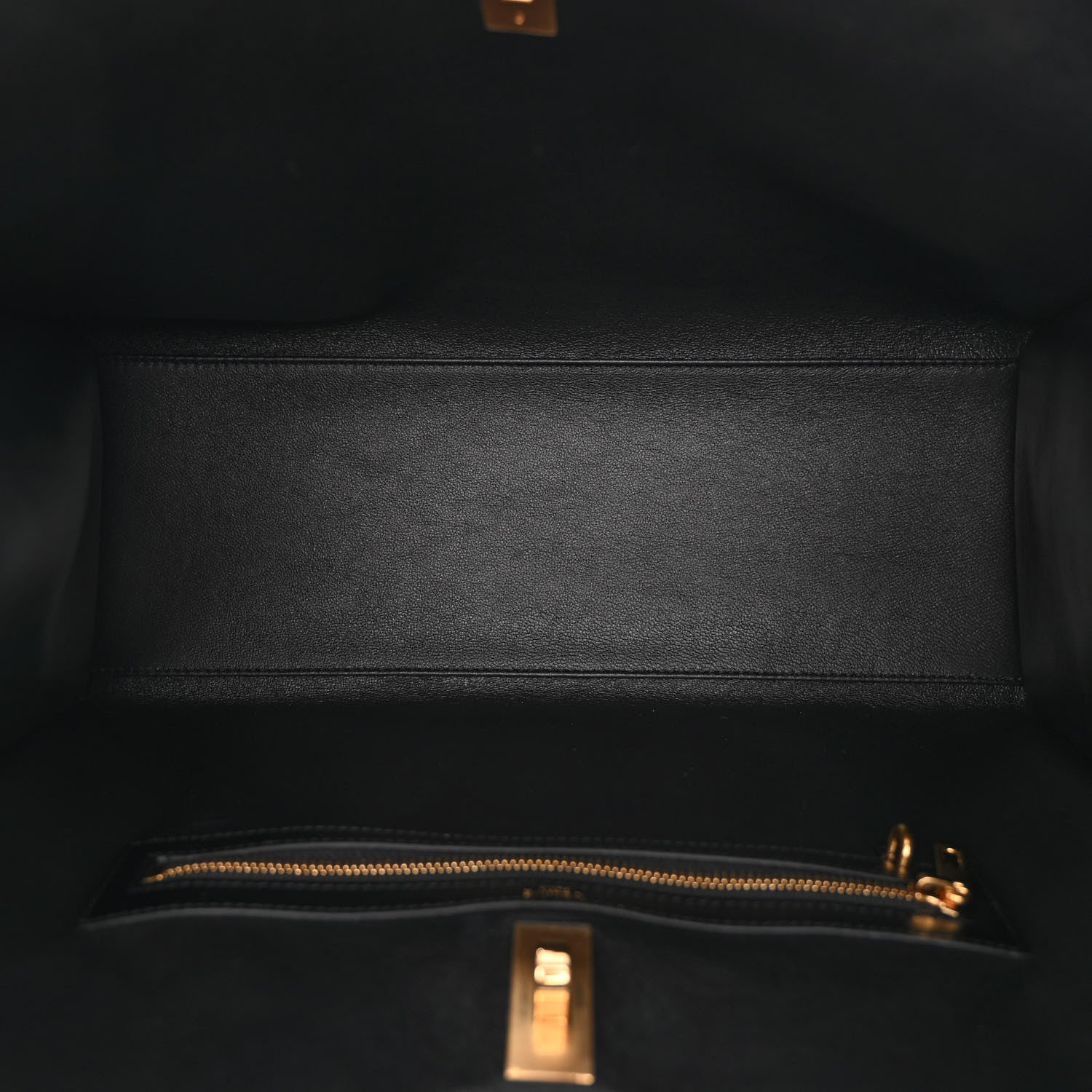 Celine Smooth Calfskin Cabas 16 Bag Black 5 of 8