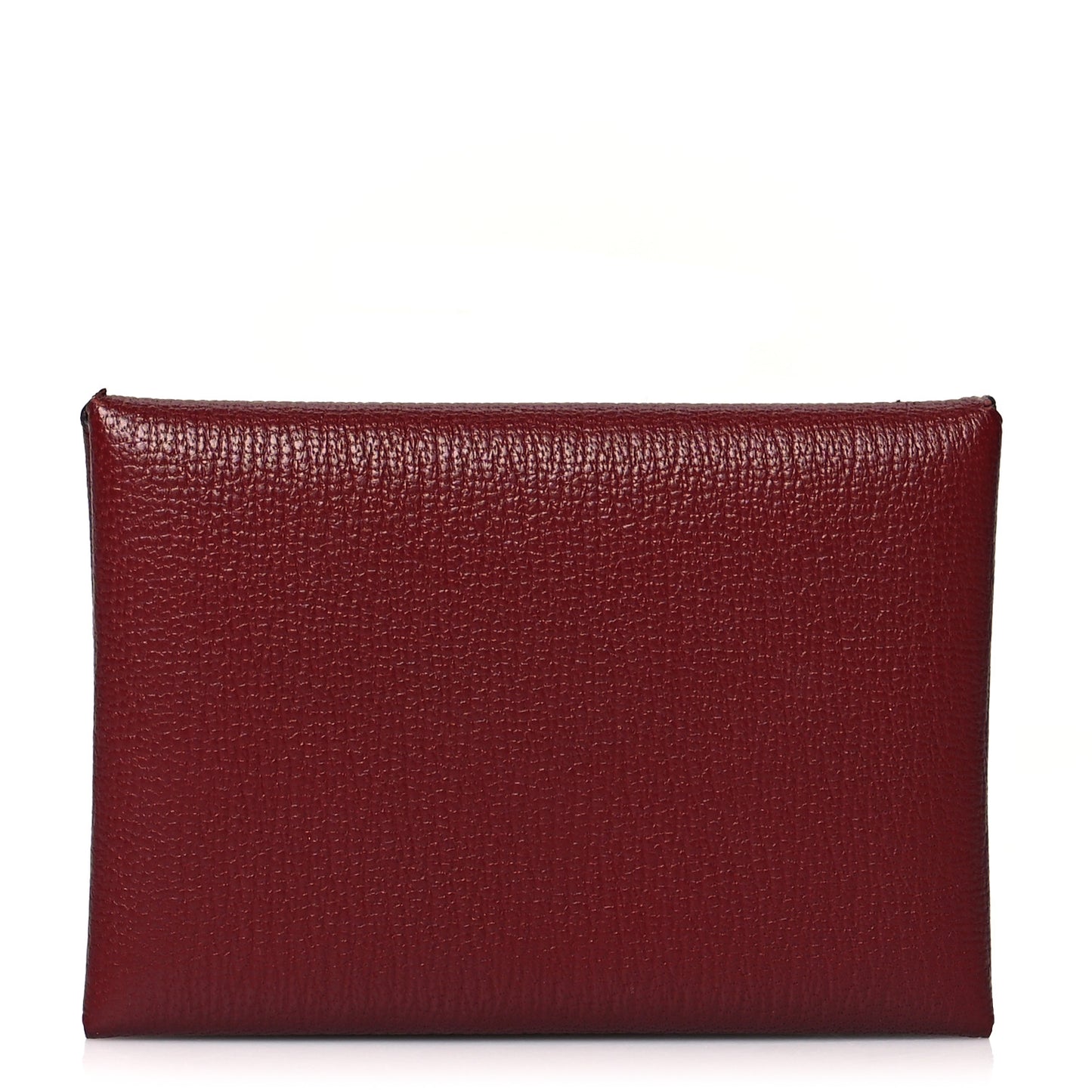 Chevre Mysore Calvi Duo Card Case Rouge H