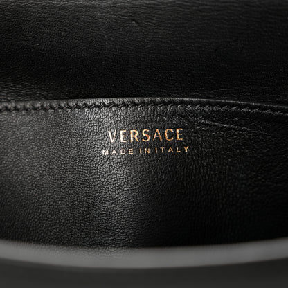 Versace Vitello Barocco Virtus Shoulder Bag Black 6 of 15