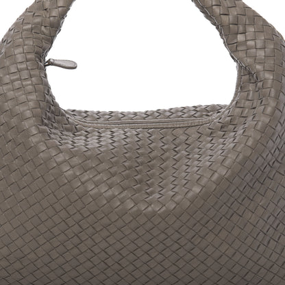 Bottega Veneta Nappa Intrecciato Large Veneta Hobo Grey 8 of 9