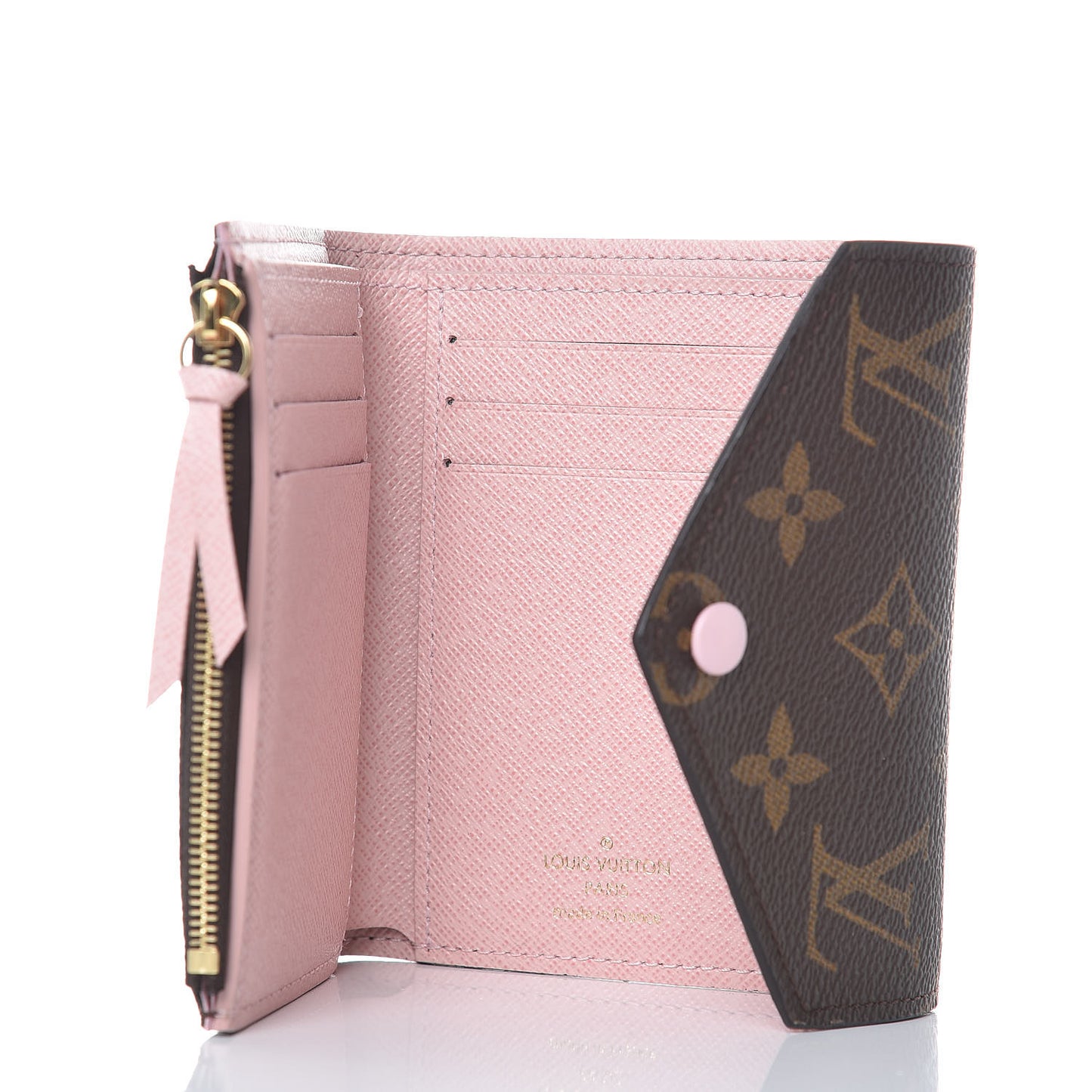 Monogram Victorine Wallet Rose Ballerine