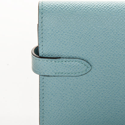 Hermes Epsom Medium Kelly Wallet Bleu Atoll 8 of 19