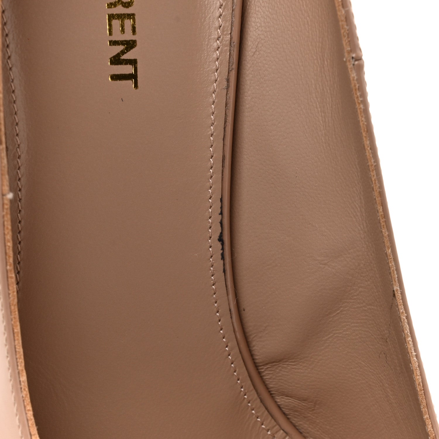 Saint Laurent Patent Anja 105 Pumps 40 Nude 12 of 14