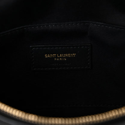 Saint Laurent Grain De Poudre Monogram Belt Bag Black 6 of 9