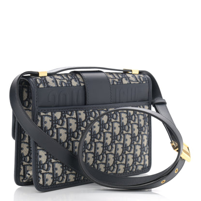 Christian Dior Oblique 30 Montaigne Flap Bag Blue 3 of 10