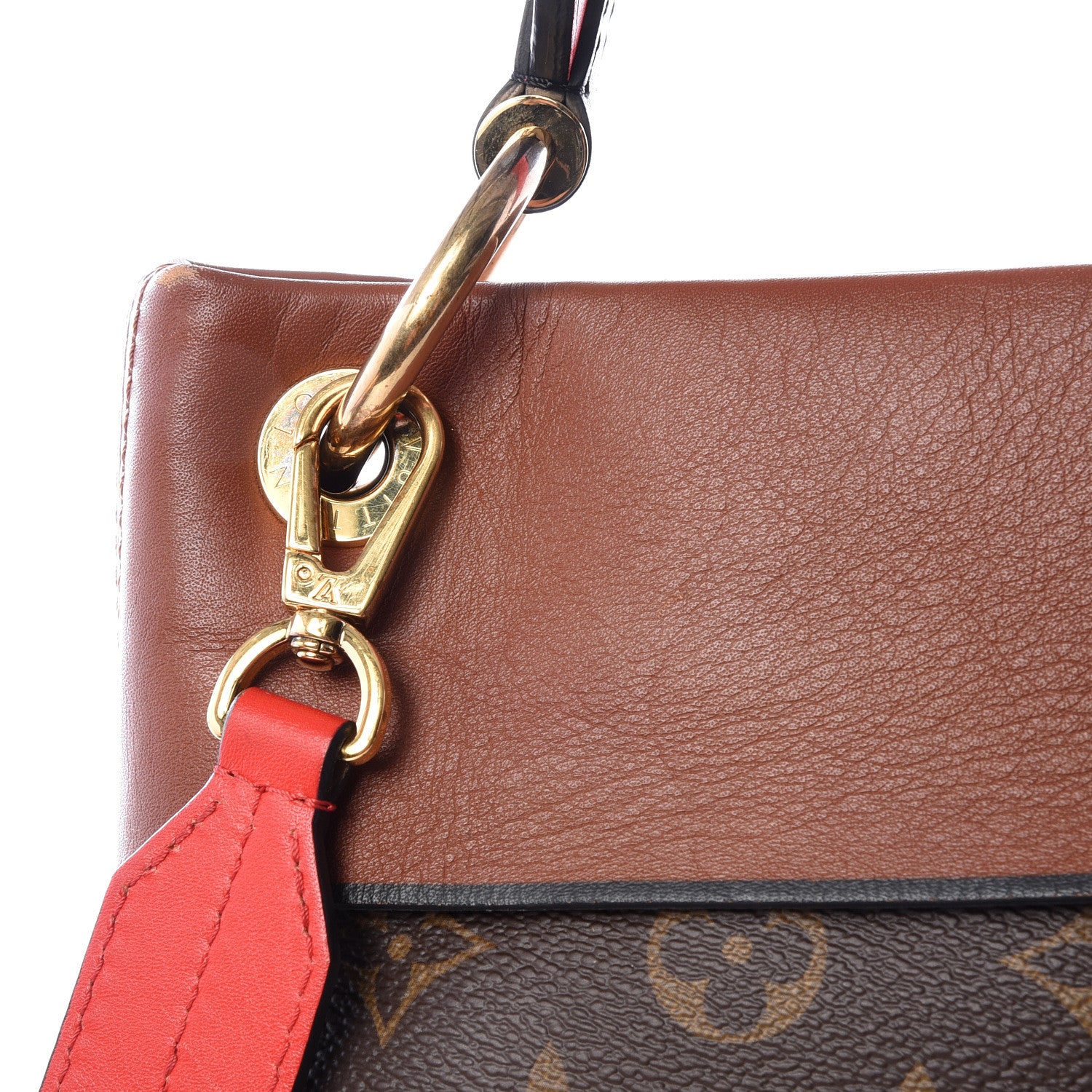 Louis Vuitton Monogram Tuileries Besace Caramel Rouge 15 of 15