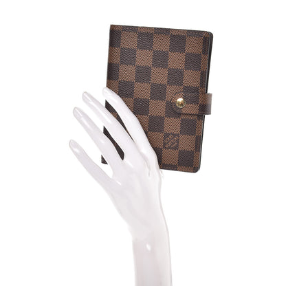 Louis Vuitton Damier Ebene Small Ring Agenda Cover 2 of 5