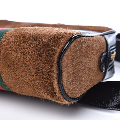 Gucci Suede Small Ophidia Belt Bag 85 34 Brown 9 of 10