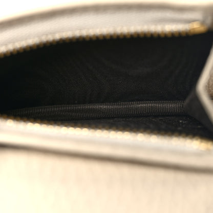 Gucci Dollar Calfskin GG Supreme Monogram GG Marmont Card Case Mystic White Beige Ebony 6 of 10