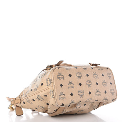 MCM Visetos Medium Essentials Shopper Tote Beige 4 of 24