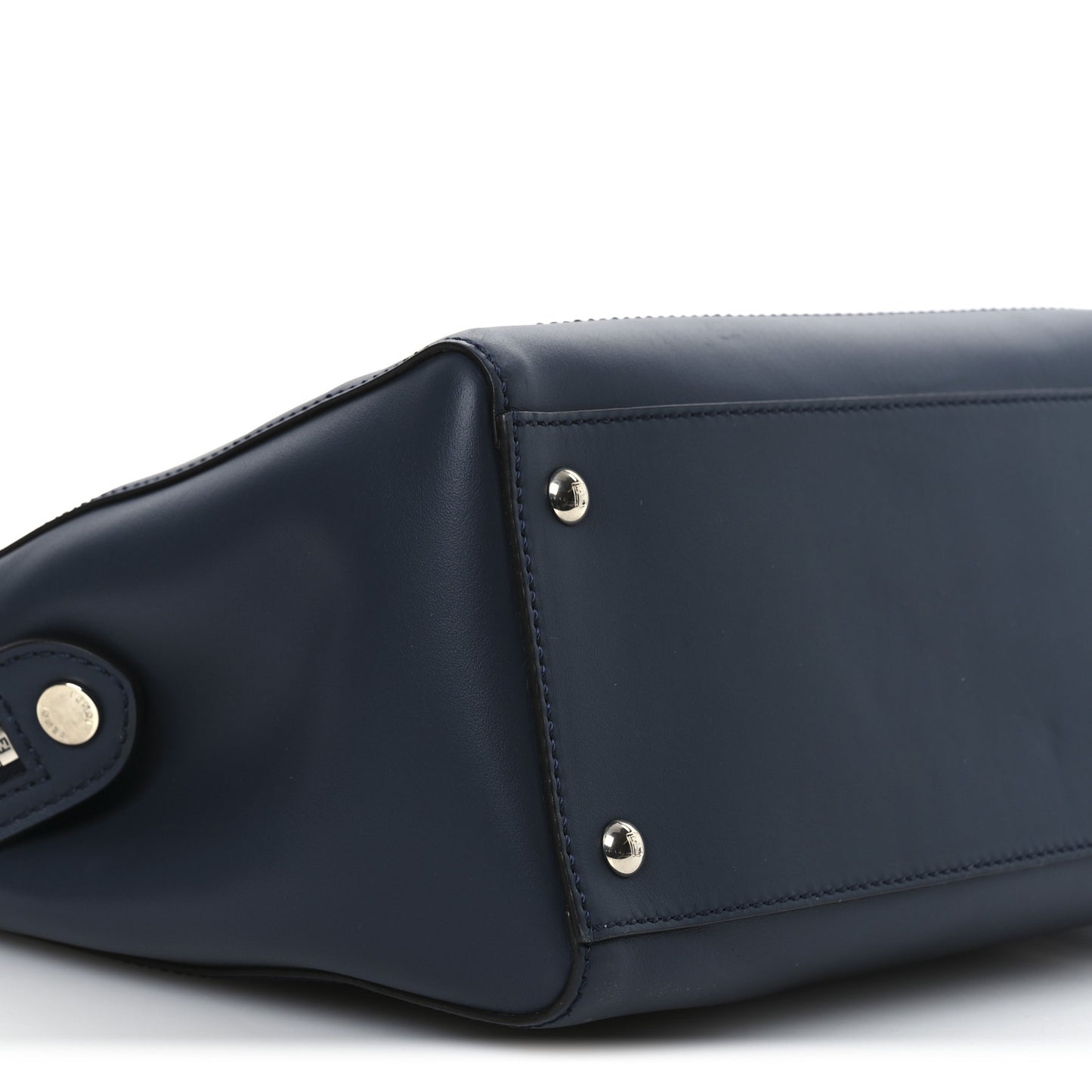 Vitello Baltico Dolce DotCom Satchel Navy Yellow