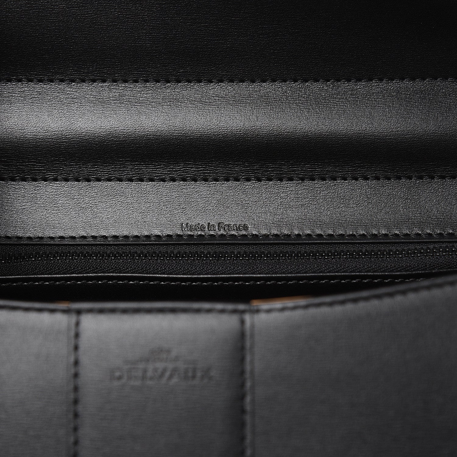 Delvaux Box Calfskin MM Brillant Satchel Black 7 of 10