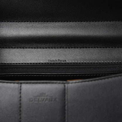 Delvaux Box Calfskin MM Brillant Satchel Black 7 of 10