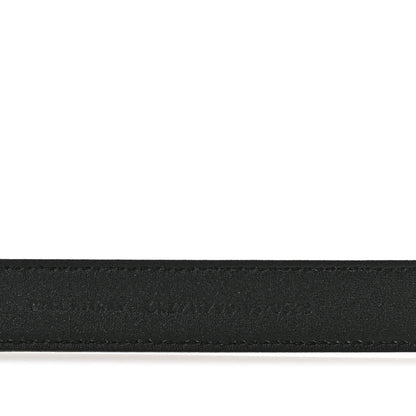 Saint Laurent Calfskin Monogram Cassandre 95 38 Belt Black 6 of 7