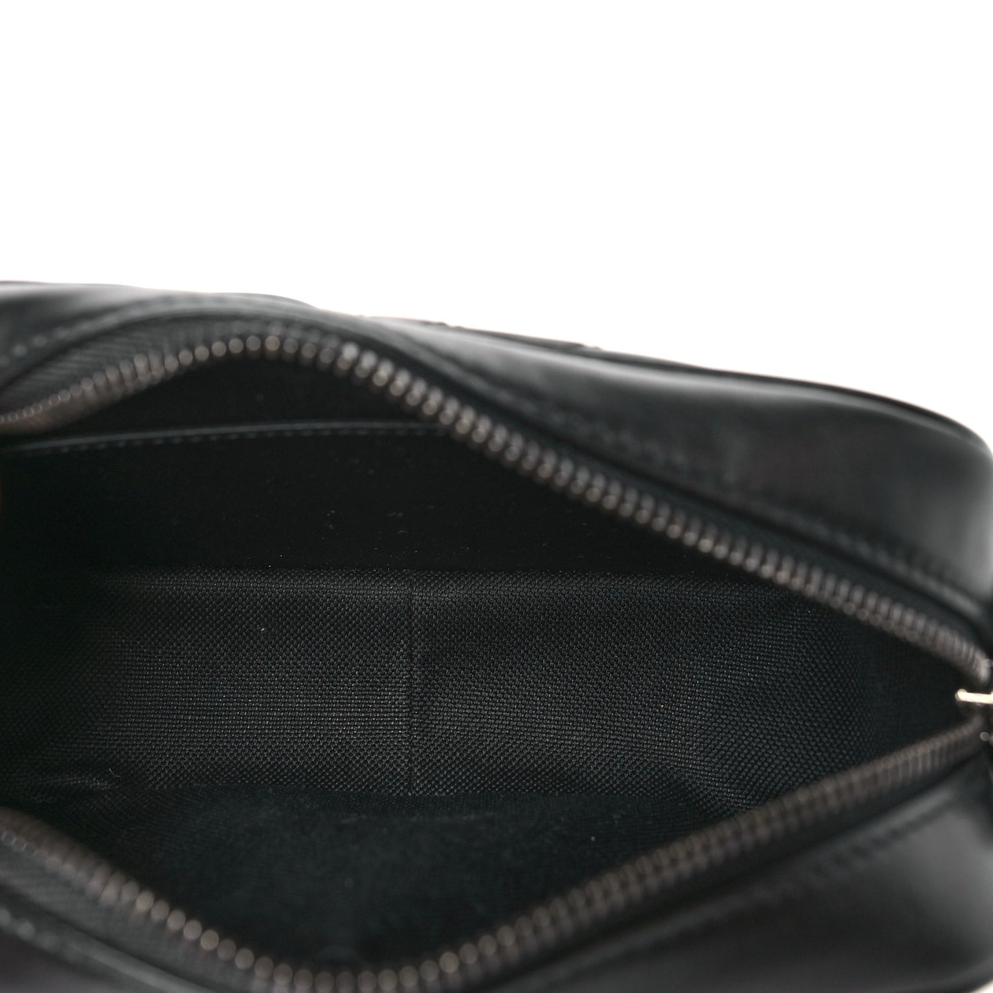 Calfskin Matelasse Monochrome Mini GG Marmont Chain Shoulder Bag Black