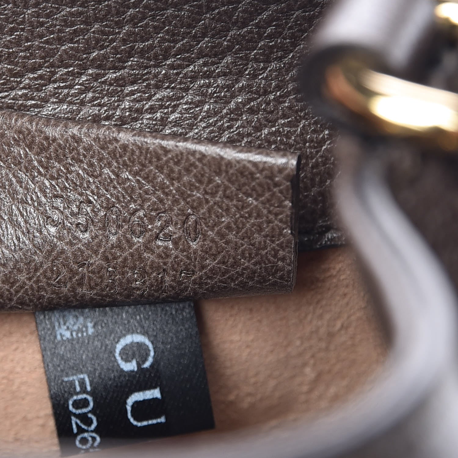 Gucci GG Supreme Monogram Web Mini Ophidia Bucket Bag Brown 7 of 7