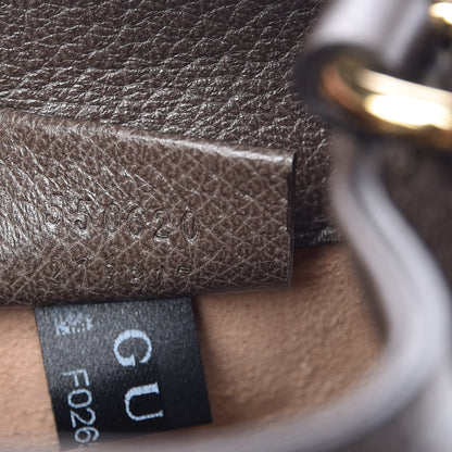 Gucci GG Supreme Monogram Web Mini Ophidia Bucket Bag Brown 7 of 7