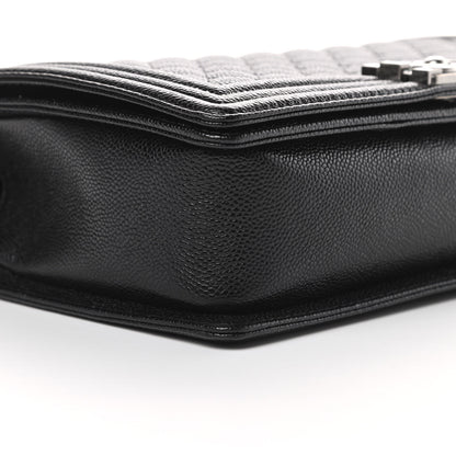 Chanel Caviar Quilted New Medium Boy Flap Black 10 of 12
