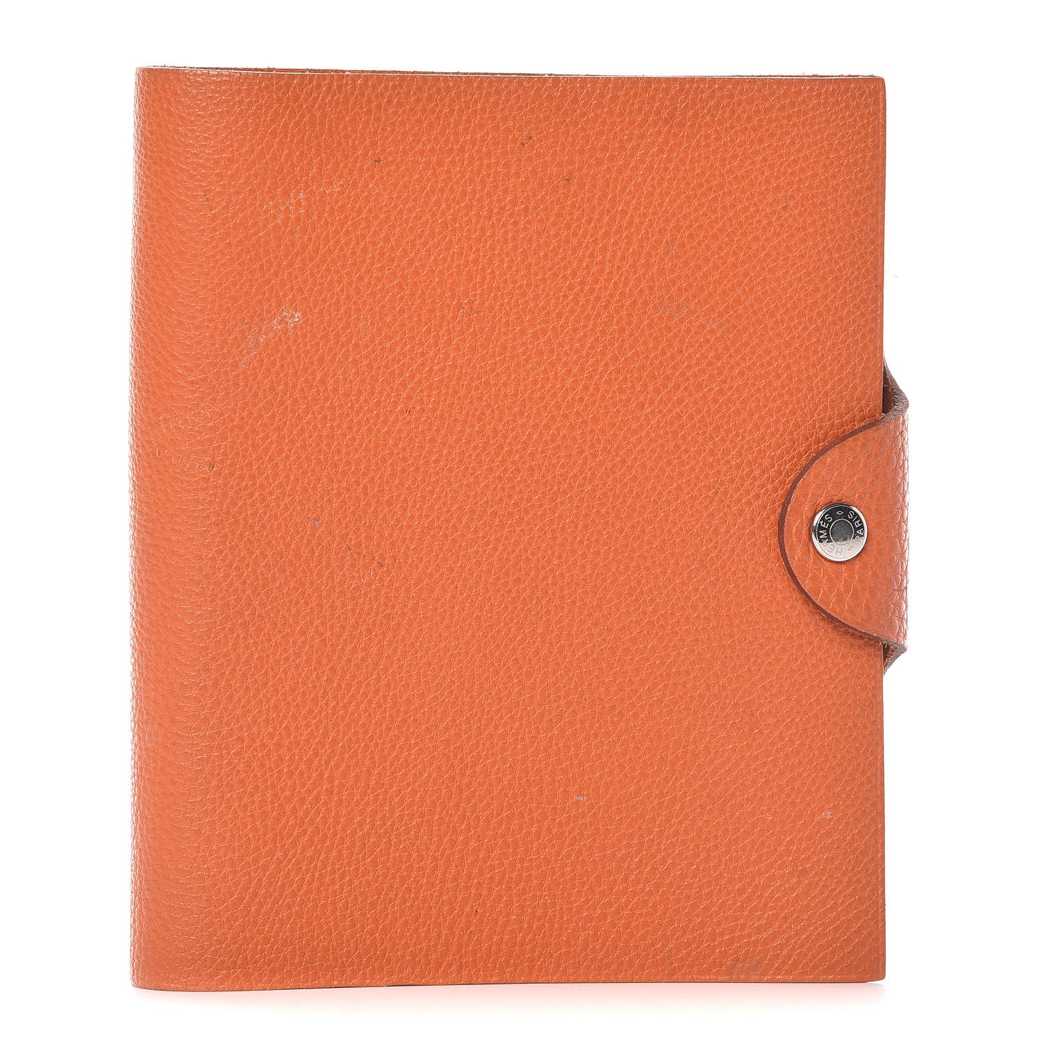 Hermes Togo Ulysse PM Notebook Cover Orange 1 of 9