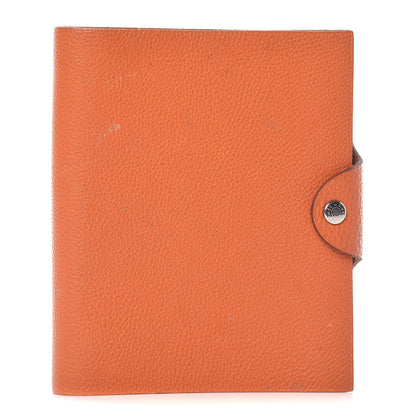 Hermes Togo Ulysse PM Notebook Cover Orange 1 of 9