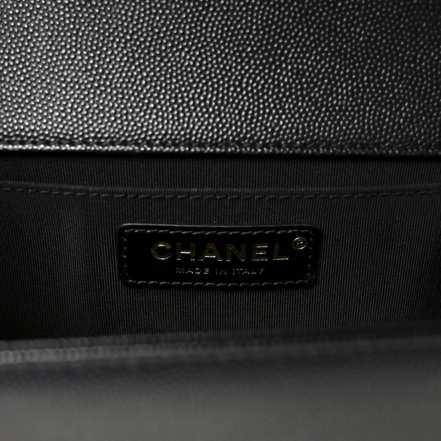 Chanel Caviar Quilted Medium Boy Flap Black 6 of 10