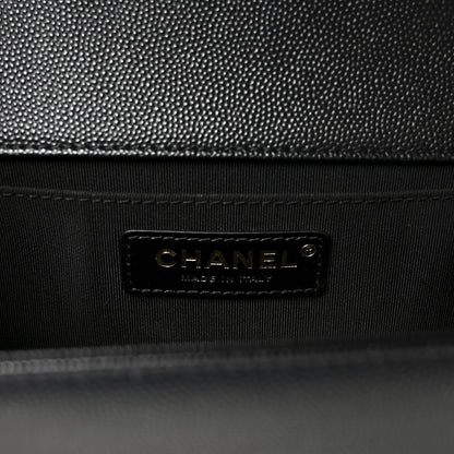 Chanel Caviar Quilted Medium Boy Flap Black 6 of 10