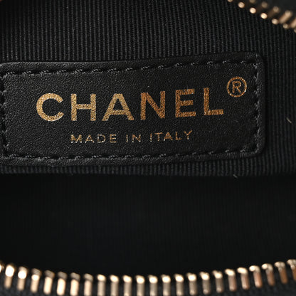 Chanel Patent Lambskin Camellia Bouquet Clutch With Chain Black 6 of 10