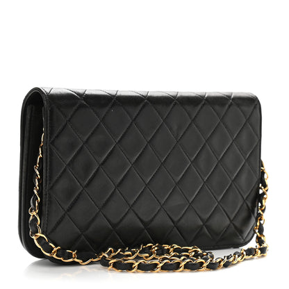 Chanel Lambskin Quilted Small Single Flap Black 2 of 9