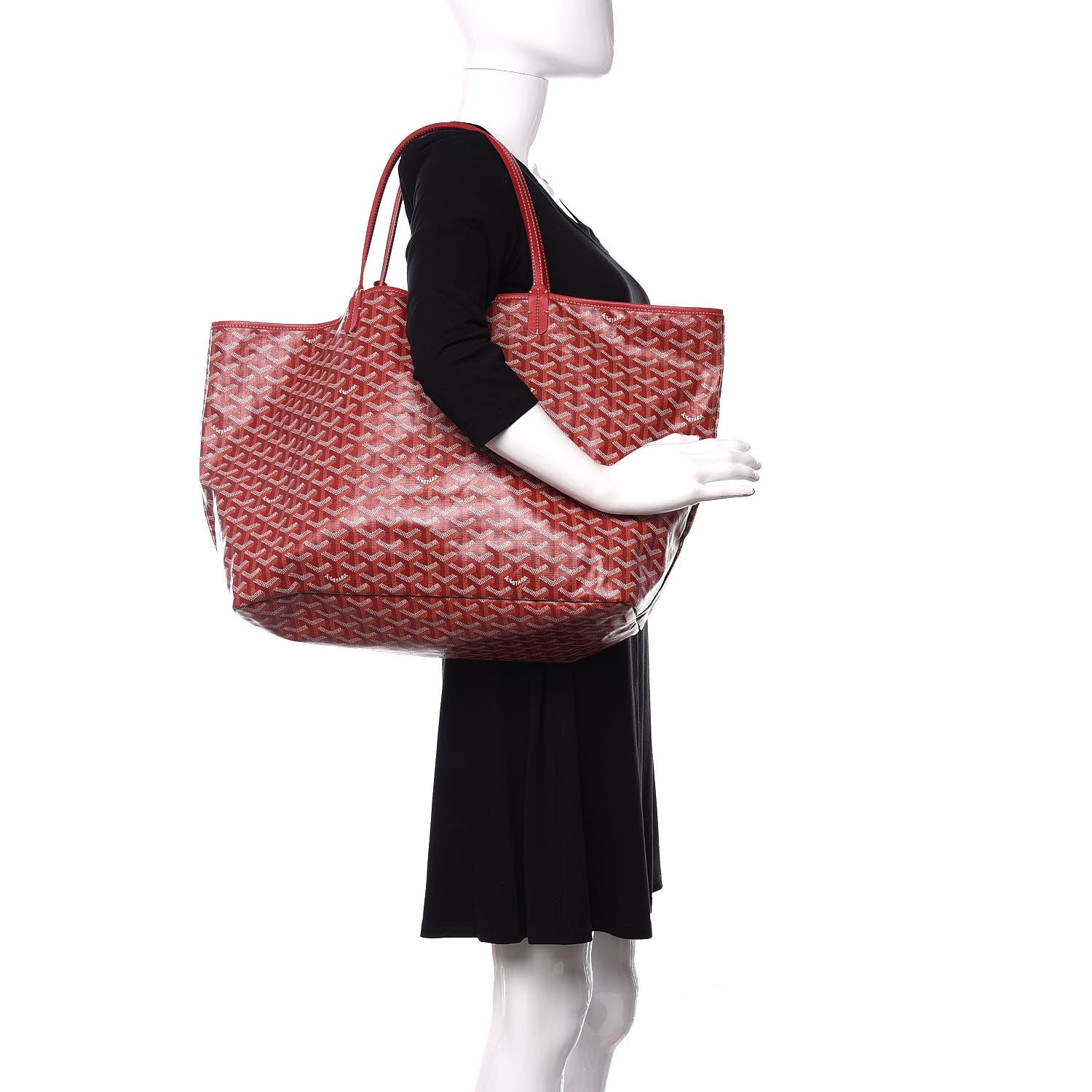 Goyard Goyardine Saint Louis GM Red 2 of 9