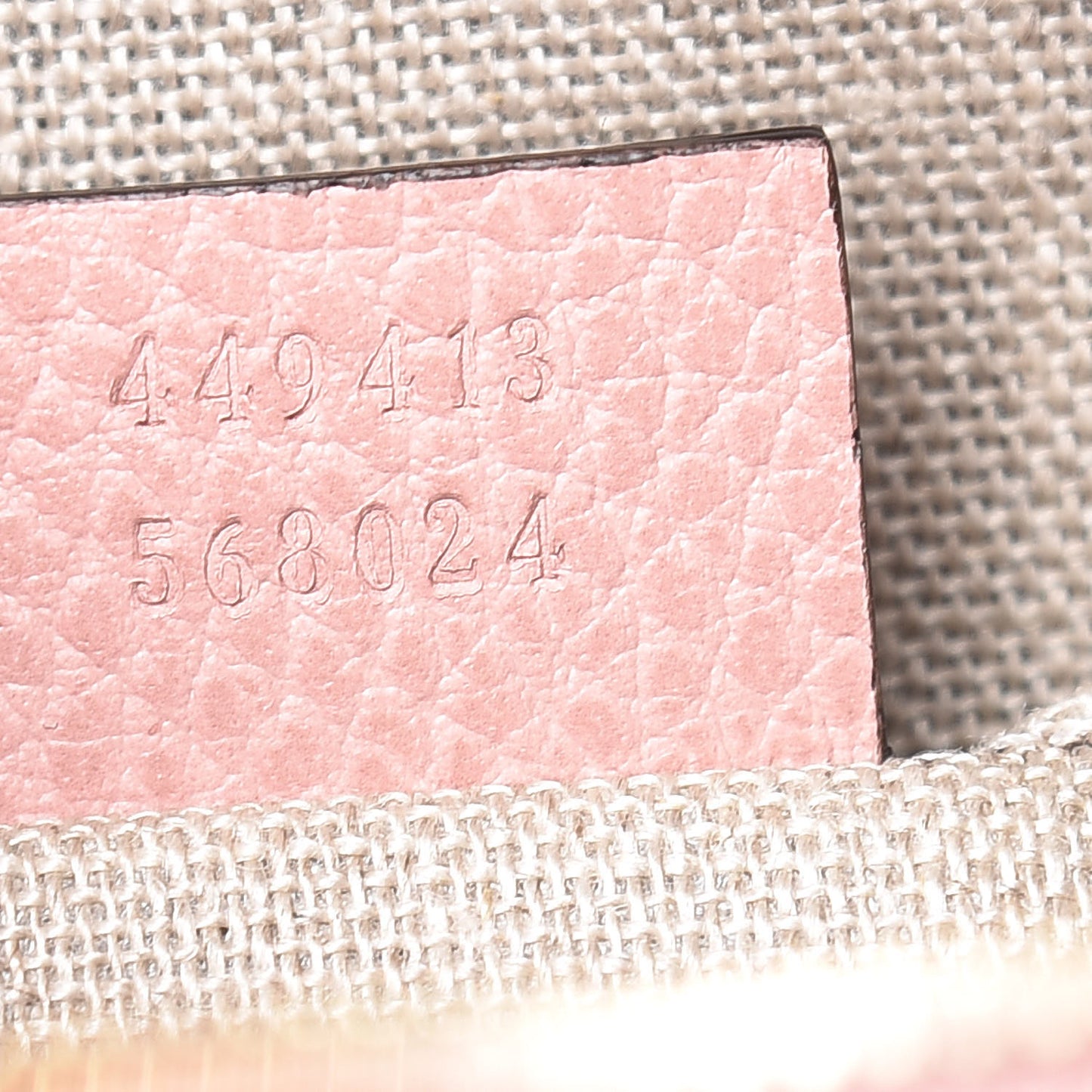 Monogram Mini Bree Messenger Bag Beige Soft Pink
