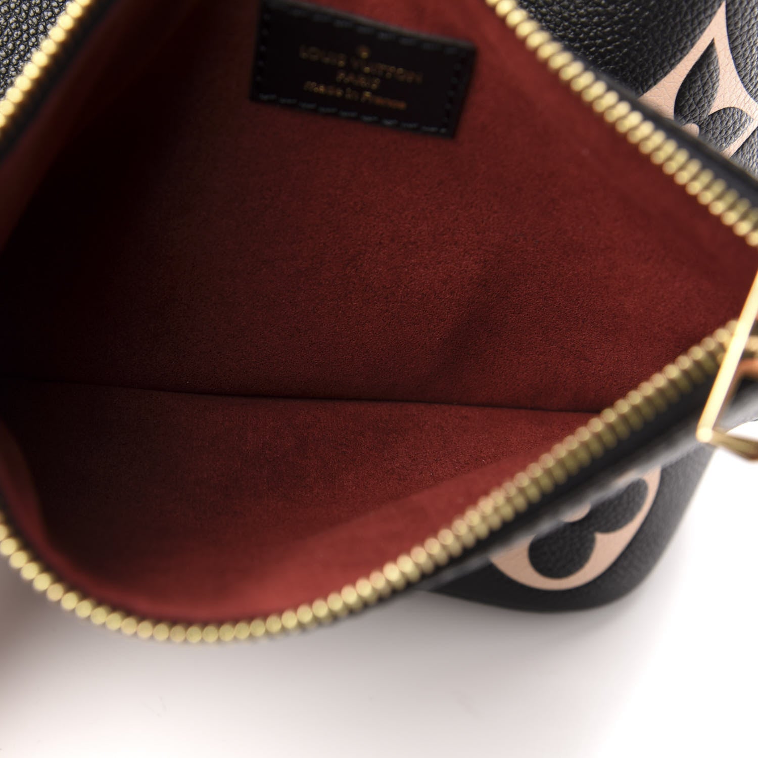 Louis Vuitton Empreinte Monogram Giant Neonoe MM Black Beige 12 of 13