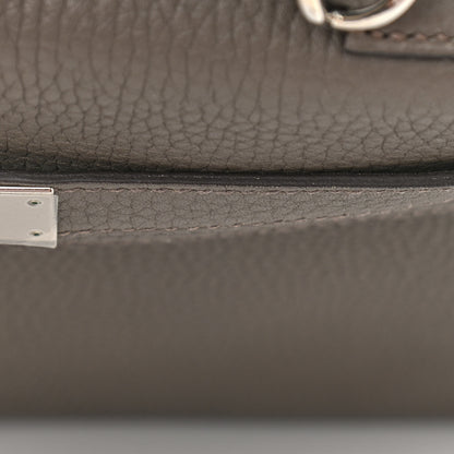 Hermes Taurillon Clemence Kelly Retourne 28 Etain 14 of 14