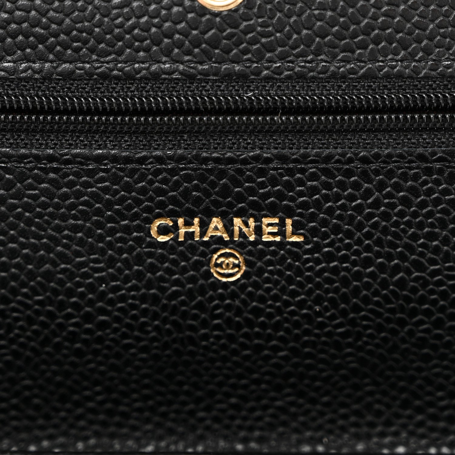 Chanel Caviar Quilted Wallet on Chain WOC Black 6 of 12