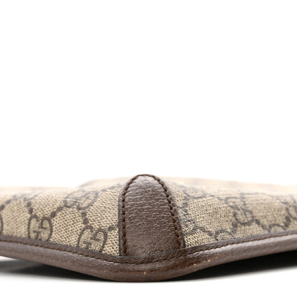 Gucci GG Supreme Monogram Web Medium Neo Vintage Flap Messenger Bag Beige New Acero 10 of 14