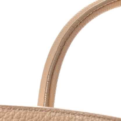 Saint Laurent Grained Calfskin Small Supple Sac De Jour Dark Beige 24 of 29
