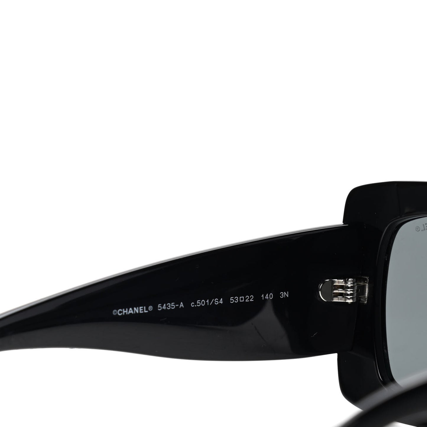Acetate Rectangle Sunglasses 5435 Black
