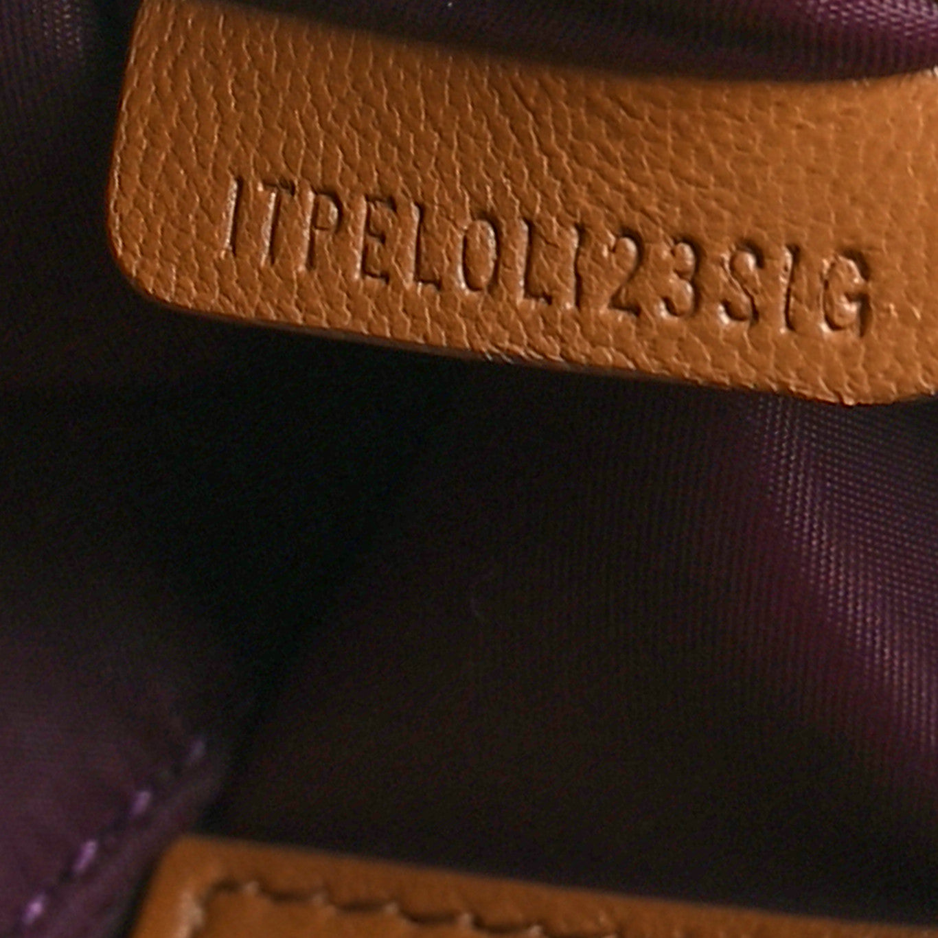 Lambskin Quilted Small Soft Lola Bag Maple Brown