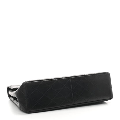 Chanel Lambskin Quilted XL Jumbo Single Flap Black 4 of 13