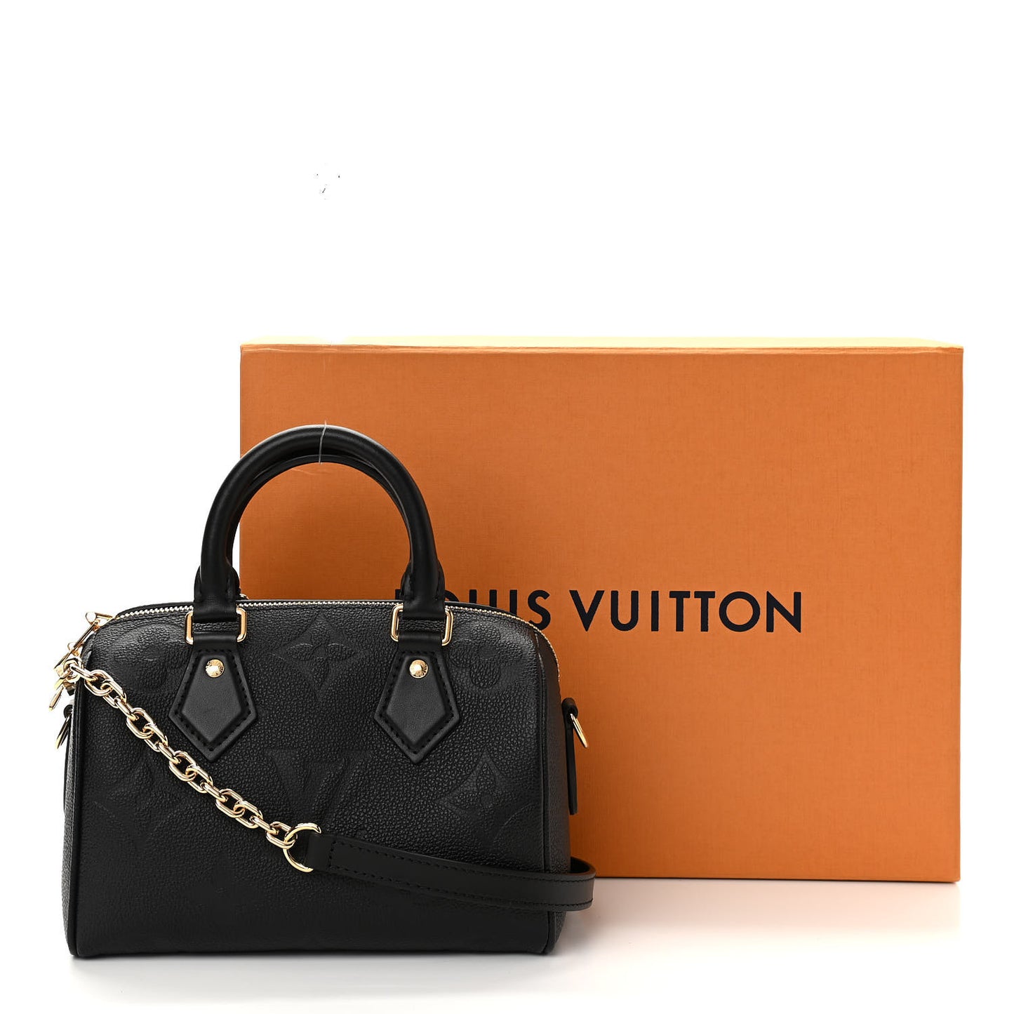 Empreinte Monogram Giant Speedy Bandouliere 20 Black