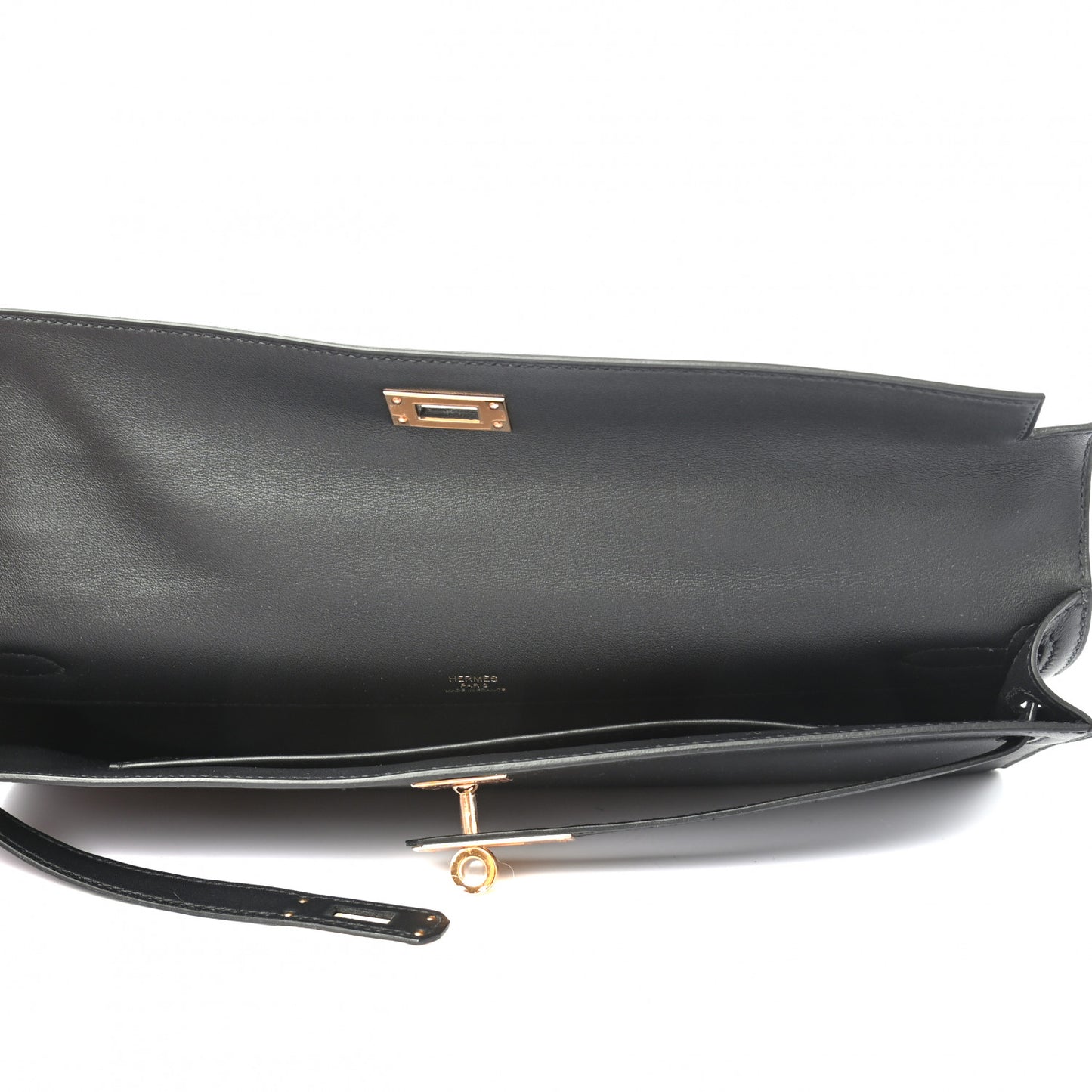 Swift Kelly Cut Clutch Pochette Black
