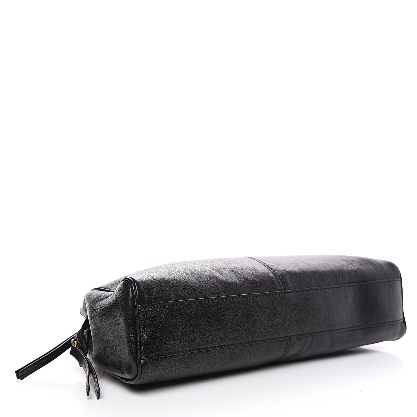 Calfskin Medium Re(Belle) Top Handle Bag Black