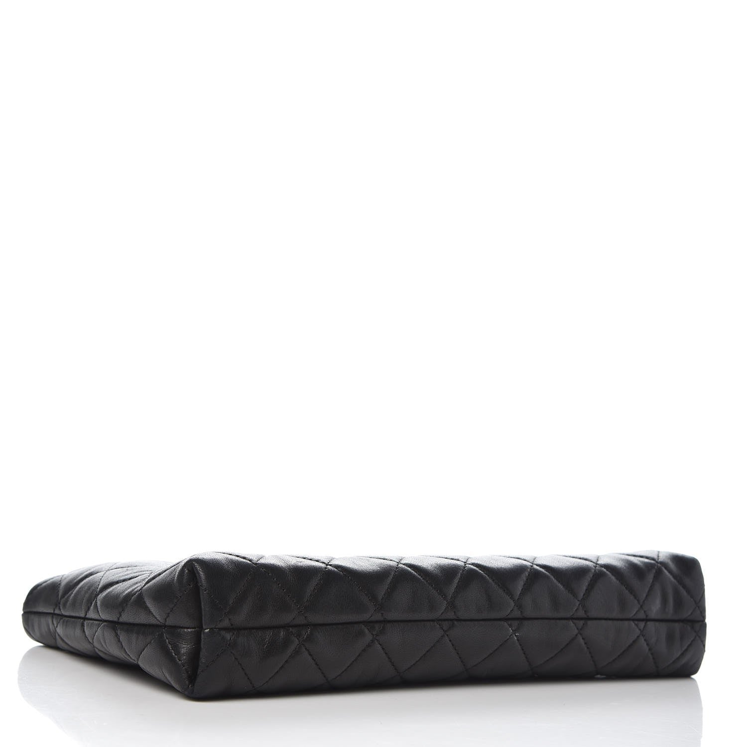 Chanel Lambskin Quilted Clutch Black 4 of 10