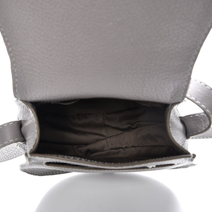 Chloe Calfskin Mini Marcie Round Crossbody Bag Cashmere Grey 5 of 7