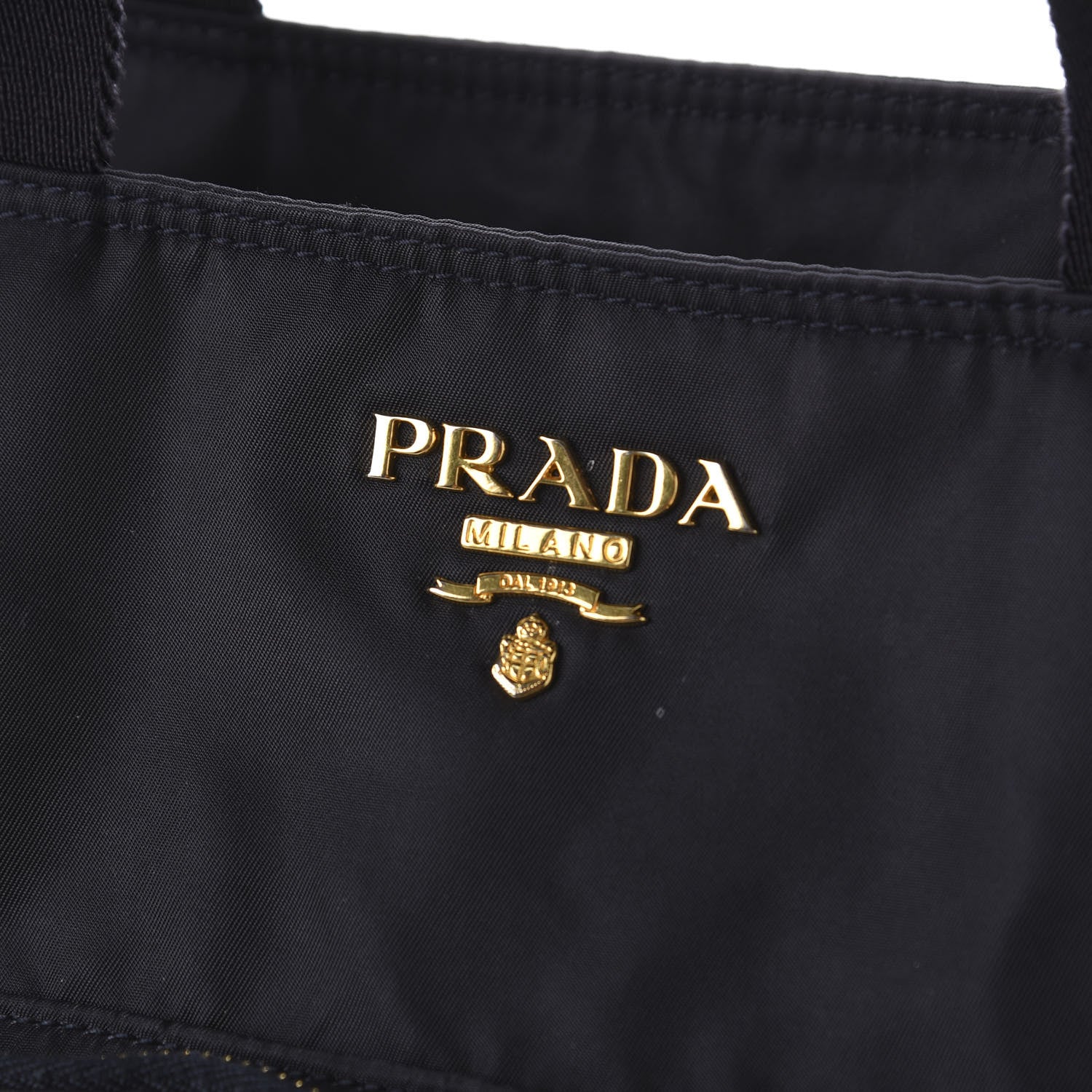 Prada Nylon Vela Baby Bag Blue 11 of 11