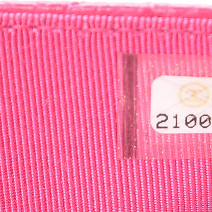 Chanel Caviar Quilted Wallet on Chain WOC Pink 8 of 11