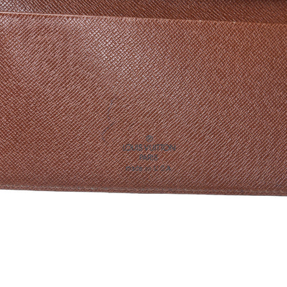 Louis Vuitton Monogram Simple Checkbook Holder Wallet 6 of 8