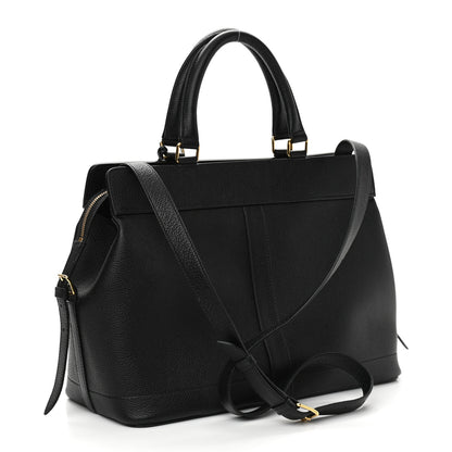 Celine Grained Calfskin Medium Cabas De France Black 3 of 10