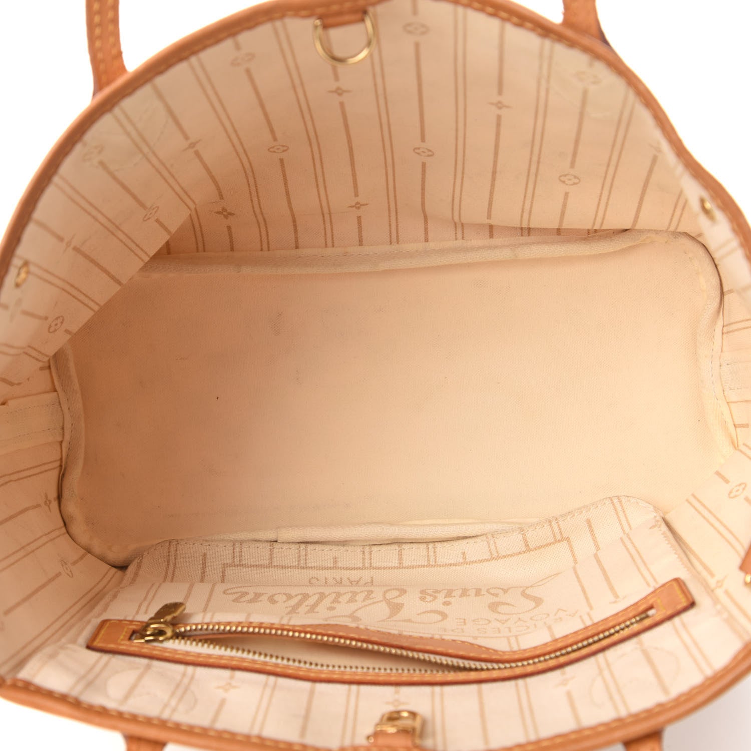 Louis Vuitton Damier Azur Neverfull PM 6 of 10